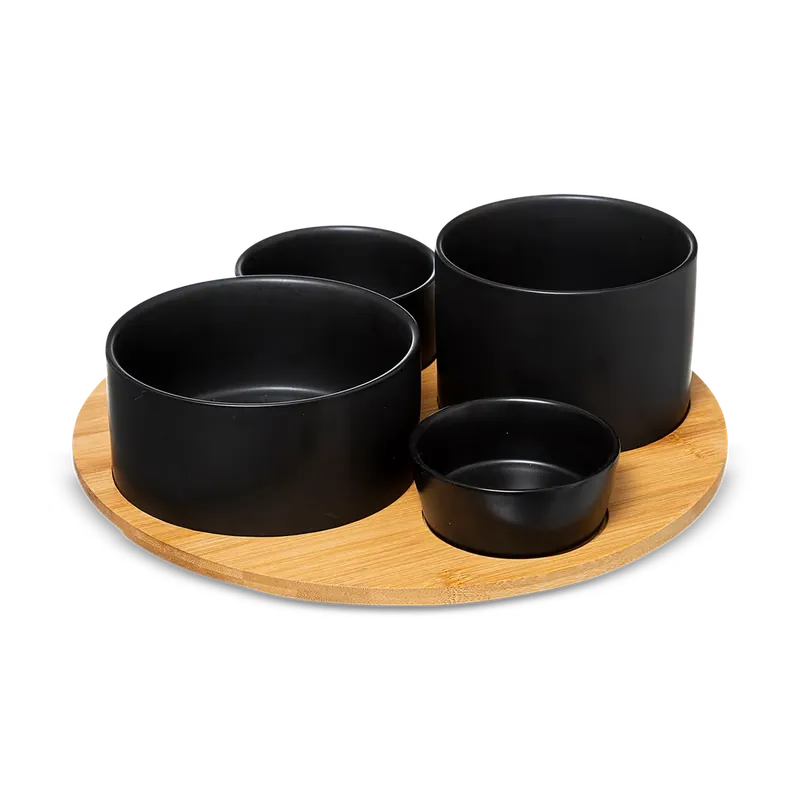 Aperoset BLACKWOOD Rond 5-delig