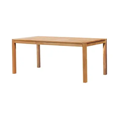 Tikamoon - Teo - Massief teakhouten tuintafel voor 6 8 personen.