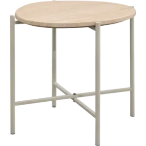 by fonQ Tavro Bijzettafel H 50 x B 54 cm - Naturel