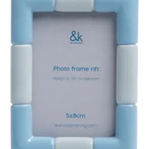 &k amsterdam Rift Rectangle Fotolijst - Ice Blue