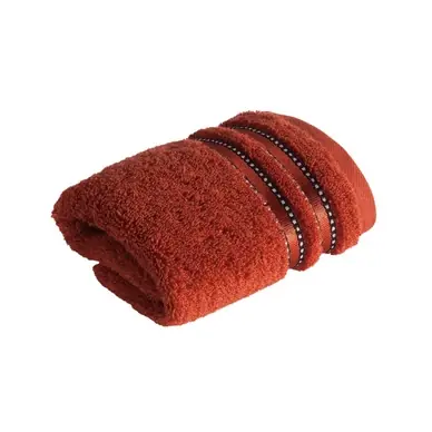 Vossen Cult de Luxe Gezichtsdoekje Terracotta set van 6