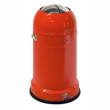 Wesco Kickmaster Classic Prullenbak Rood 33L
