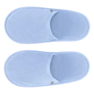 Abyss & Habidecor Amigo Badslipper Dames en Heren Powder Blue Badstof