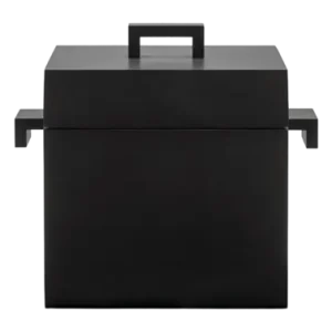 Alessi La Cubica Kookpan Black 21,5 x 17 cm