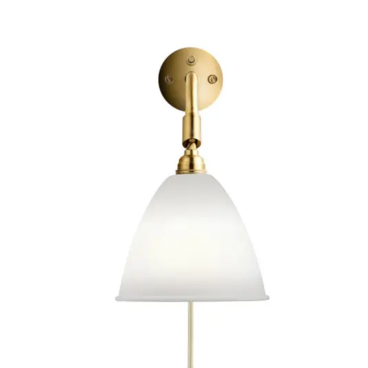 Gubi wandlamp Bestlite BL7, porselein/messing, 16 cm, E14