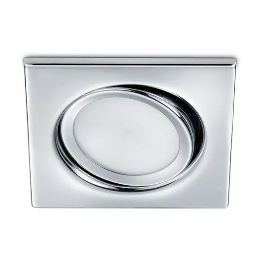 Zwenkbare LED inbouwspot Rila in chroom