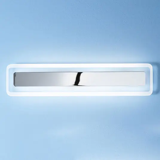 LED wandlamp Antille chroom 61,4 cm