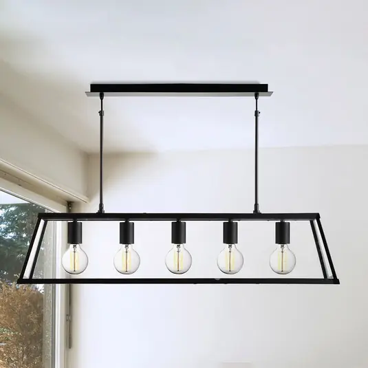 5-lamps lantaarn hanglamp Voyager