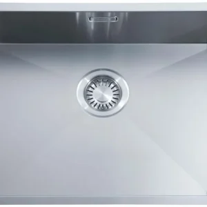 ABK Baronga grote rvs spoelbak 55x40 cm vlakinbouw onderbouw en opbouw BAR55FVI