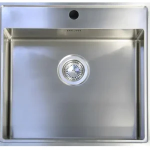 ABK Bingara rvs spoelbak 50x40cm met kraangatbank vlakinbouw C1BIN05FVI
